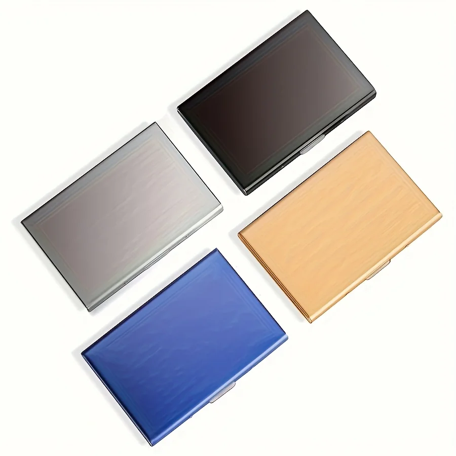 RFID Credit Card Holder, Metal Credit Card Wallet with 6 or 10 Slots Blocking Protector for Men and Women's Safety Purse
