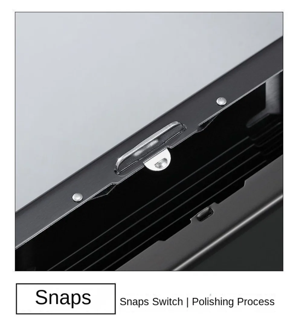 Stainless Credit Card Holder 10 Slots Men Slim Anti RFID Travel ID Cardholder Debit Box Women Wallet Metal Case Porte Carte
