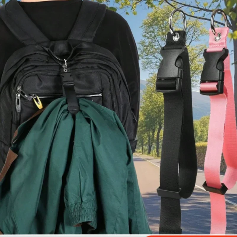 Adjustable Luggage Hanging Strap Clothes Bag Holder Belt Suitcase Travel Accessories for Jackets Umbrellas