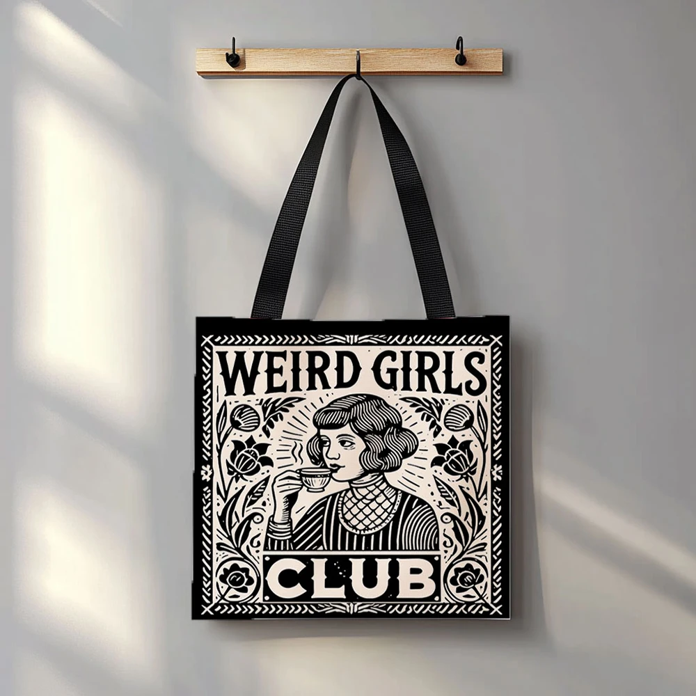 1 Pc Weird Girls Club Tote Bag, Girls Club Gifts, Girls Squad, Girls Crew, Girls Weekend, Gift For Hot Girls, Gift For Her, Bes