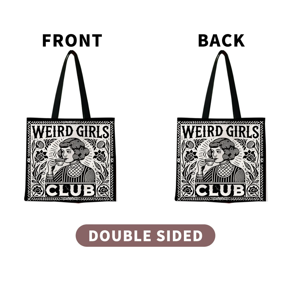 1 Pc Weird Girls Club Tote Bag, Girls Club Gifts, Girls Squad, Girls Crew, Girls Weekend, Gift For Hot Girls, Gift For Her, Bes
