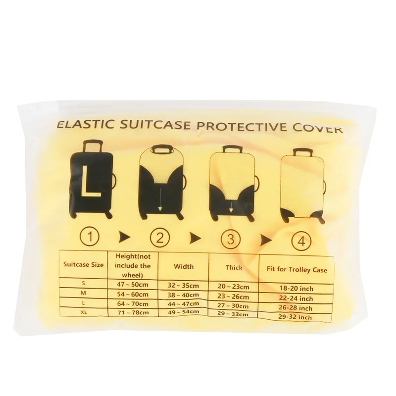 Travel Luggage Covers Protector Luggage Suitcase Protective Cover Stretch Dust Covers For Luggage Supplies Accessories 2025 New
