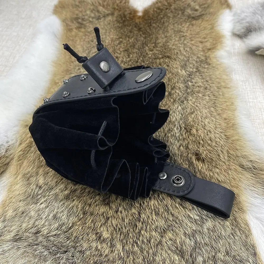 Hangable Belt Waist Bag Durable Drawstring Design Viking Medieval Fanny Pack Portable Vintage Coin Purse