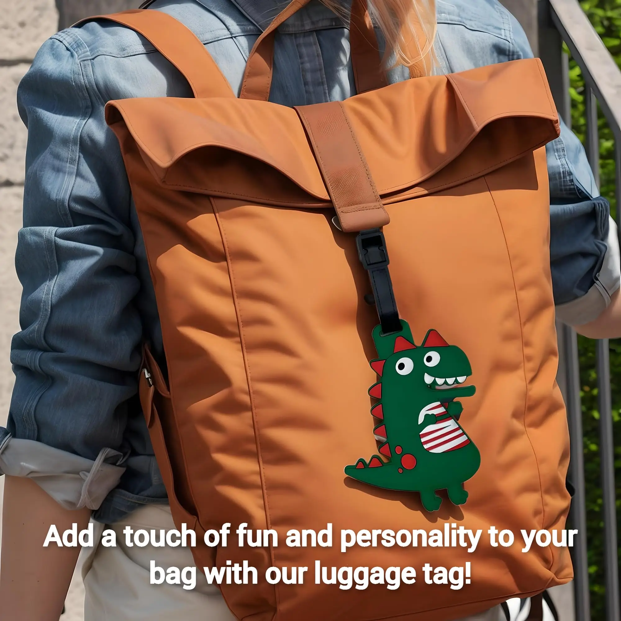 Cute Animal Luggage Tag Travel Cat Dog Poop Dinosaur Suitcase ID Addres Holder Baggage Boarding Tags Portable Label