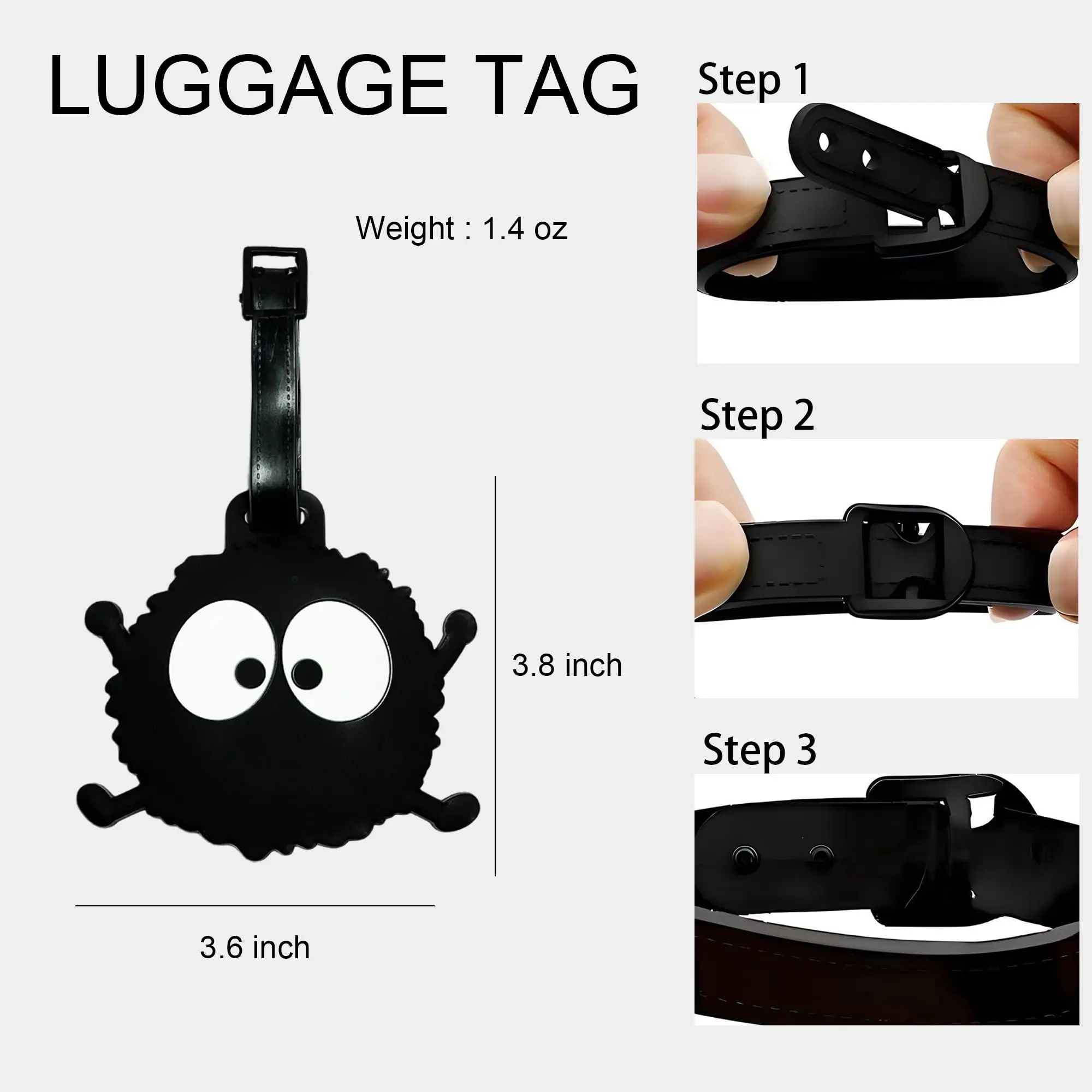 Cute Animal Luggage Tag Travel Cat Dog Poop Dinosaur Suitcase ID Addres Holder Baggage Boarding Tags Portable Label