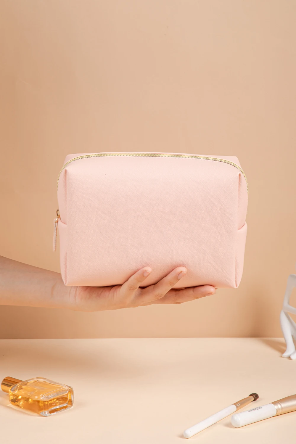 1pcs PU Leather Portable Toiletry Bags Waterproof Travel Make Up Bags for Women Small Medium Large Cosmetic Organizer Bags