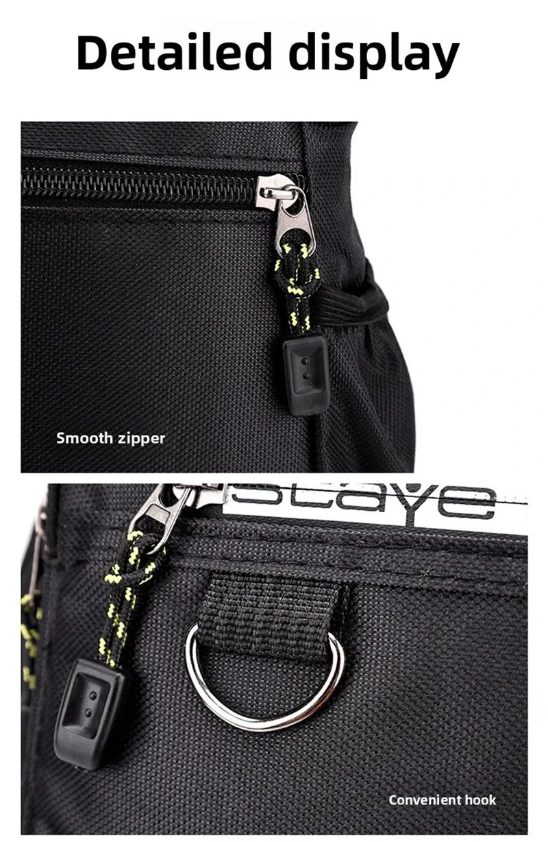 Men Crossbody Bag Single Shoulder Bags Big Capacity Commuter Storage Bag Fashion Multi-Pockets Business Travel Crossbody Bags