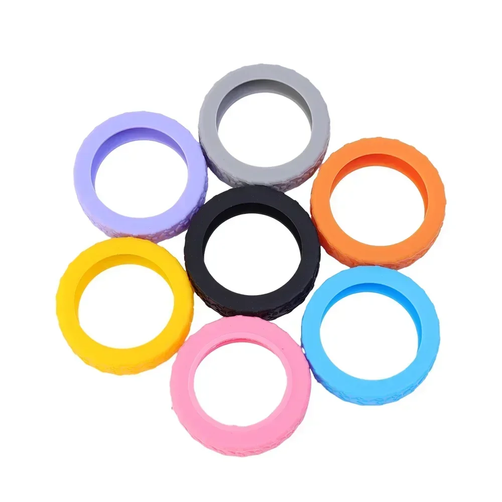 24/4pcs Colorful Travel Luggage Wheels Cover Thicken Silicone Luggage Wheel Protector Reduce Noise Roller Protective Sleeves