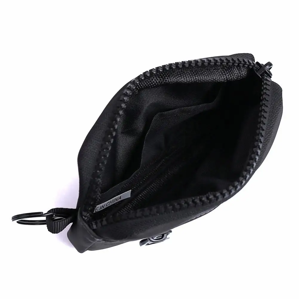 Small Casual Men's Coin Purse Canvas Zipper Short Wallet Retro Key Holder Money Bag Trend Youth Mini Handbag