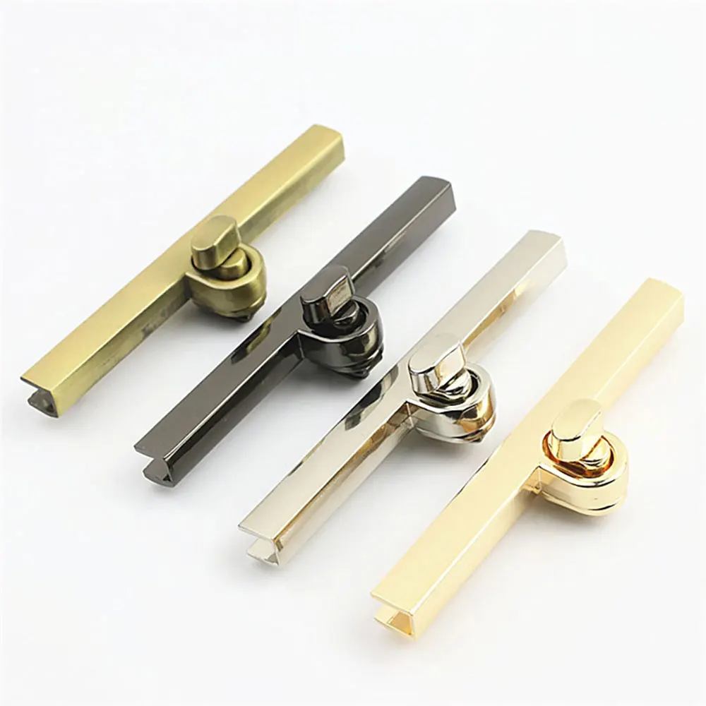 1Pcs Fashion Bag Clasp Turn Lock Clasp Purse Closure Twist Locks Fasteners Metal Buckles For DIY Handbag