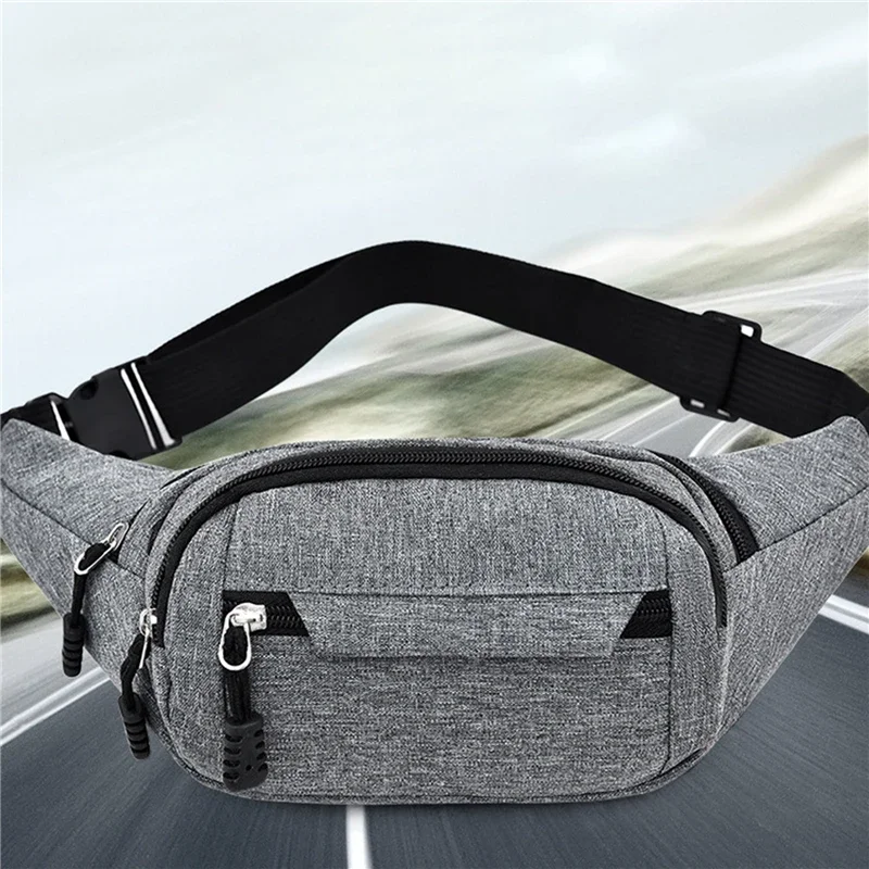 Mobile Waist Bag for Men Women Multifunctional Large Capacity Belt Bag Anti Splash Wear-resistant Construction Site Pochete