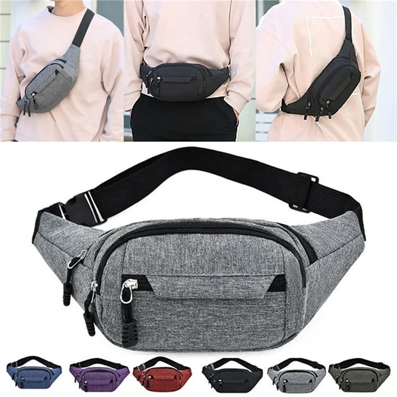 Mobile Waist Bag for Men Women Multifunctional Large Capacity Belt Bag Anti Splash Wear-resistant Construction Site Pochete