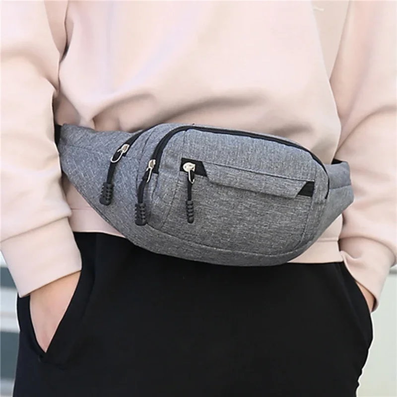 Mobile Waist Bag for Men Women Multifunctional Large Capacity Belt Bag Anti Splash Wear-resistant Construction Site Pochete