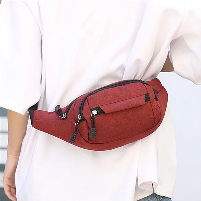 Mobile Waist Bag for Men Women Multifunctional Large Capacity Belt Bag Anti Splash Wear-resistant Construction Site Pochete