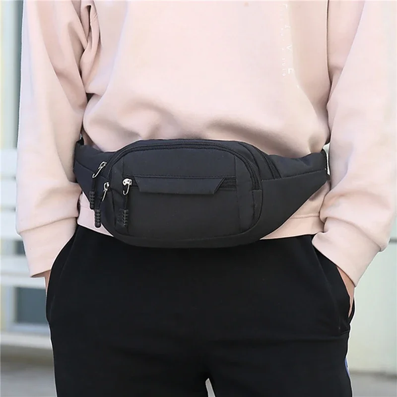 Mobile Waist Bag for Men Women Multifunctional Large Capacity Belt Bag Anti Splash Wear-resistant Construction Site Pochete