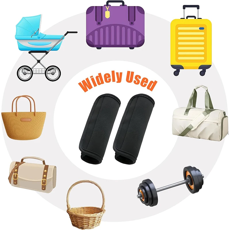 Comfortable Neoprene Luggage Handle Wrap Grip New Luggage Suitcase Bag Handle Identifier Stroller Grip Protective Cover Bag Part
