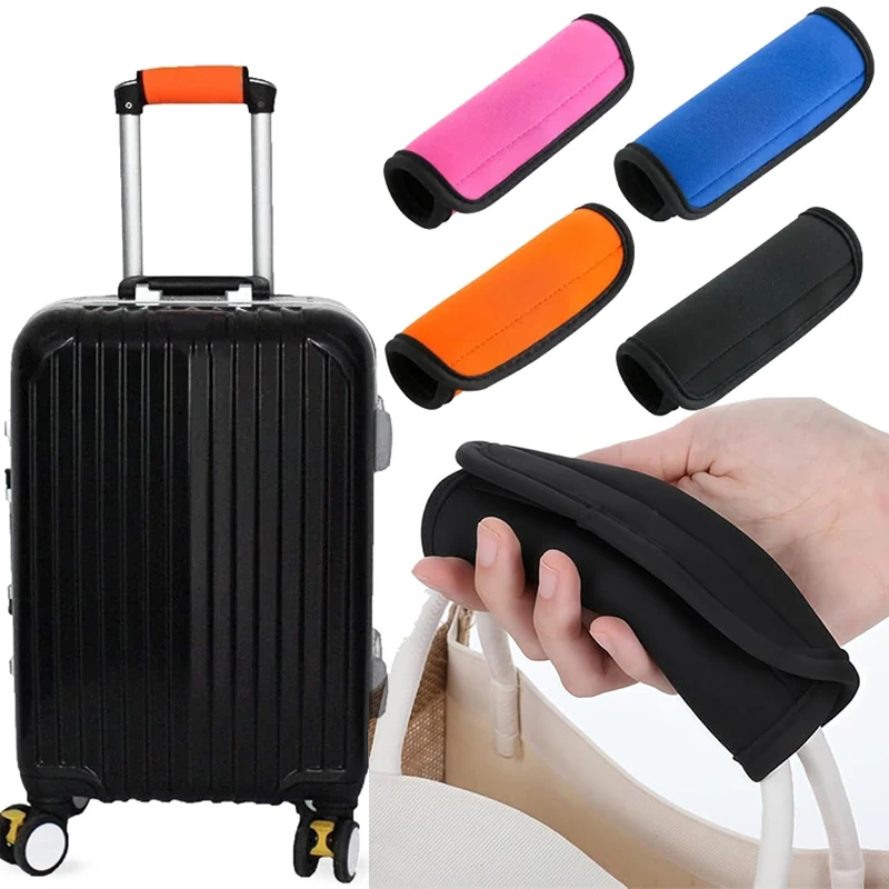 Comfortable Neoprene Luggage Handle Wrap Grip New Luggage Suitcase Bag Handle Identifier Stroller Grip Protective Cover Bag Part
