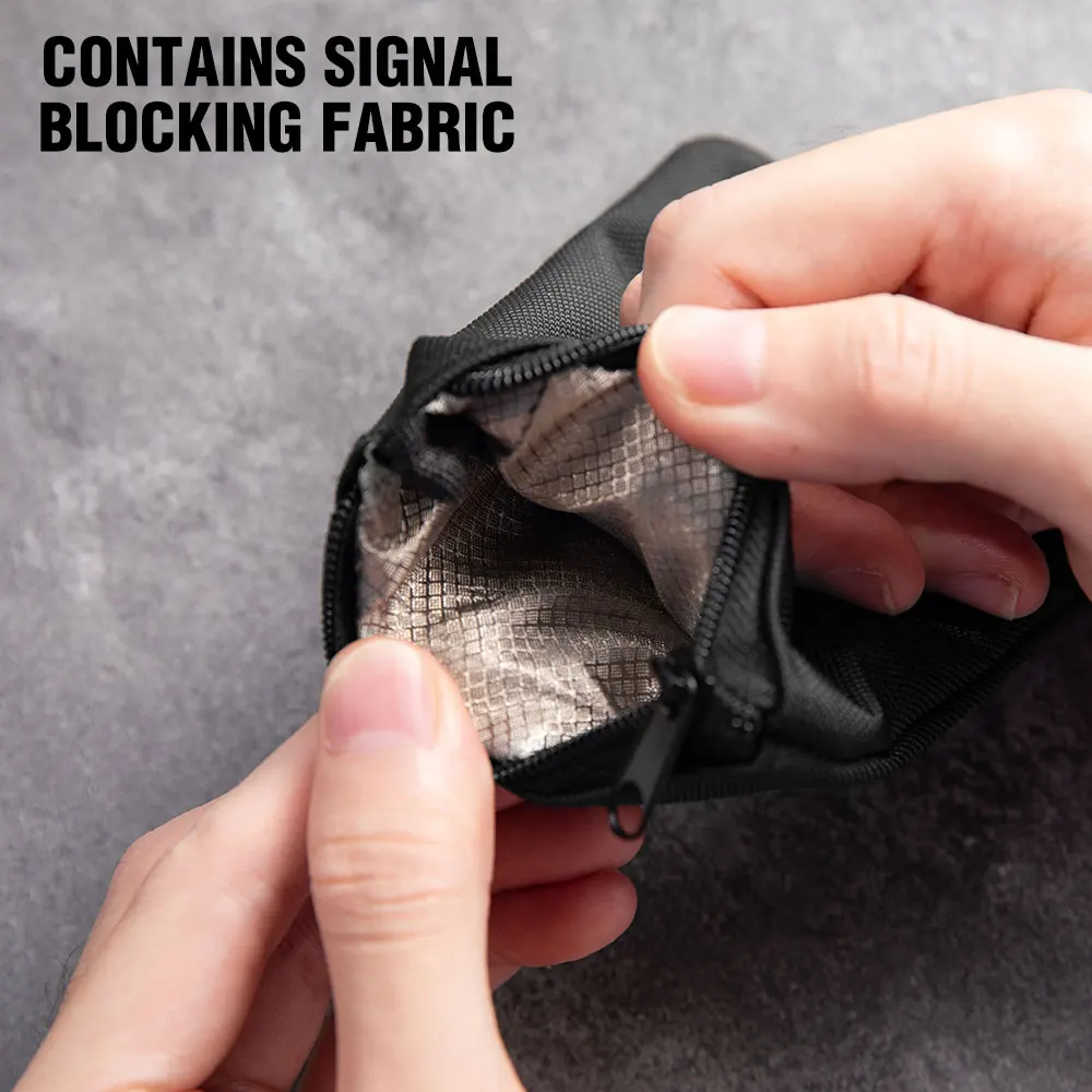 RFID Blocking Anti-Theft Hidden Clip Stash Money Belt Travel Pouch Credit Card/ID Cash Key Holder for Women & Men