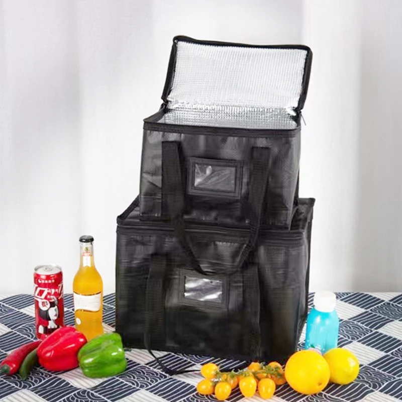 2025 New Insulated Lunch Bags Food Storage Container Convenient Takeaway Delivery Tote Pouch Durable High Quality Warm Cold Bag