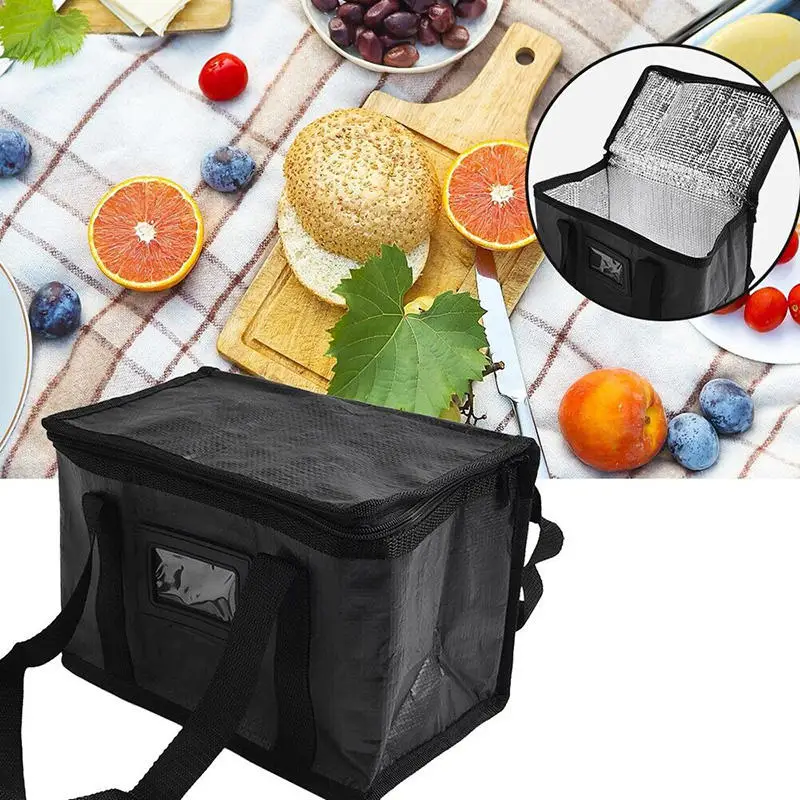 2025 New Insulated Lunch Bags Food Storage Container Convenient Takeaway Delivery Tote Pouch Durable High Quality Warm Cold Bag