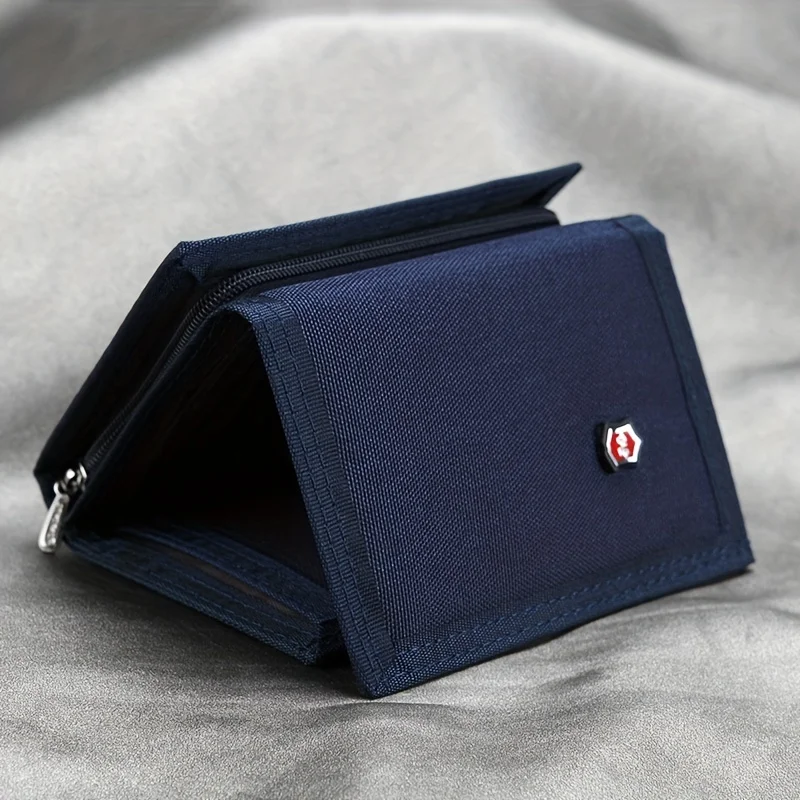 Korean Version, Wallet Zipper Coin Bag Multi-Function Classic Hot Wallet Khaki Card Bag Folding