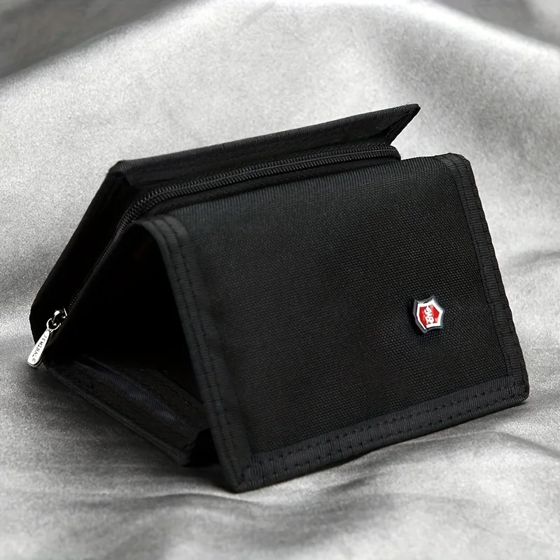 Korean Version, Wallet Zipper Coin Bag Multi-Function Classic Hot Wallet Khaki Card Bag Folding