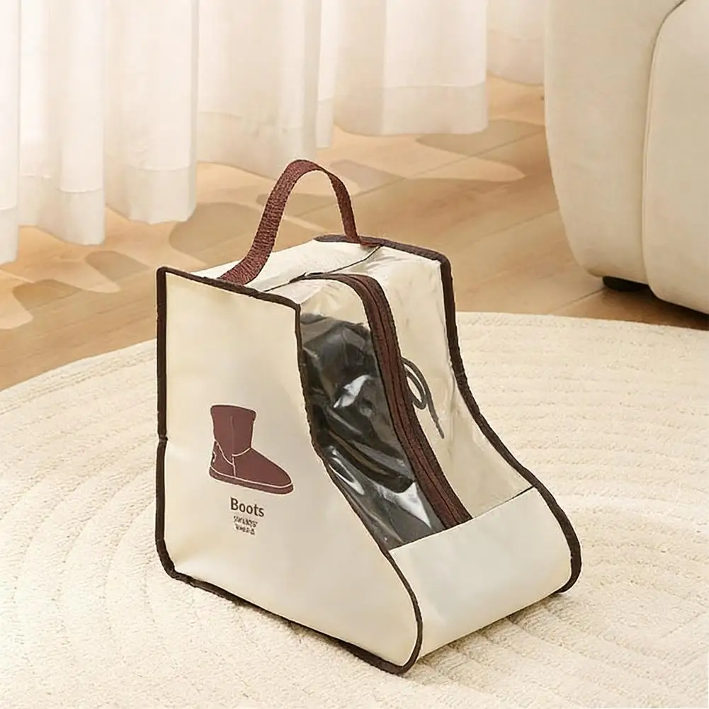Waterproof Tall Boots Storage Bag Moistureproof Dustproof Boot Protection Cover Portable Travel Shoe Organizer Pouch