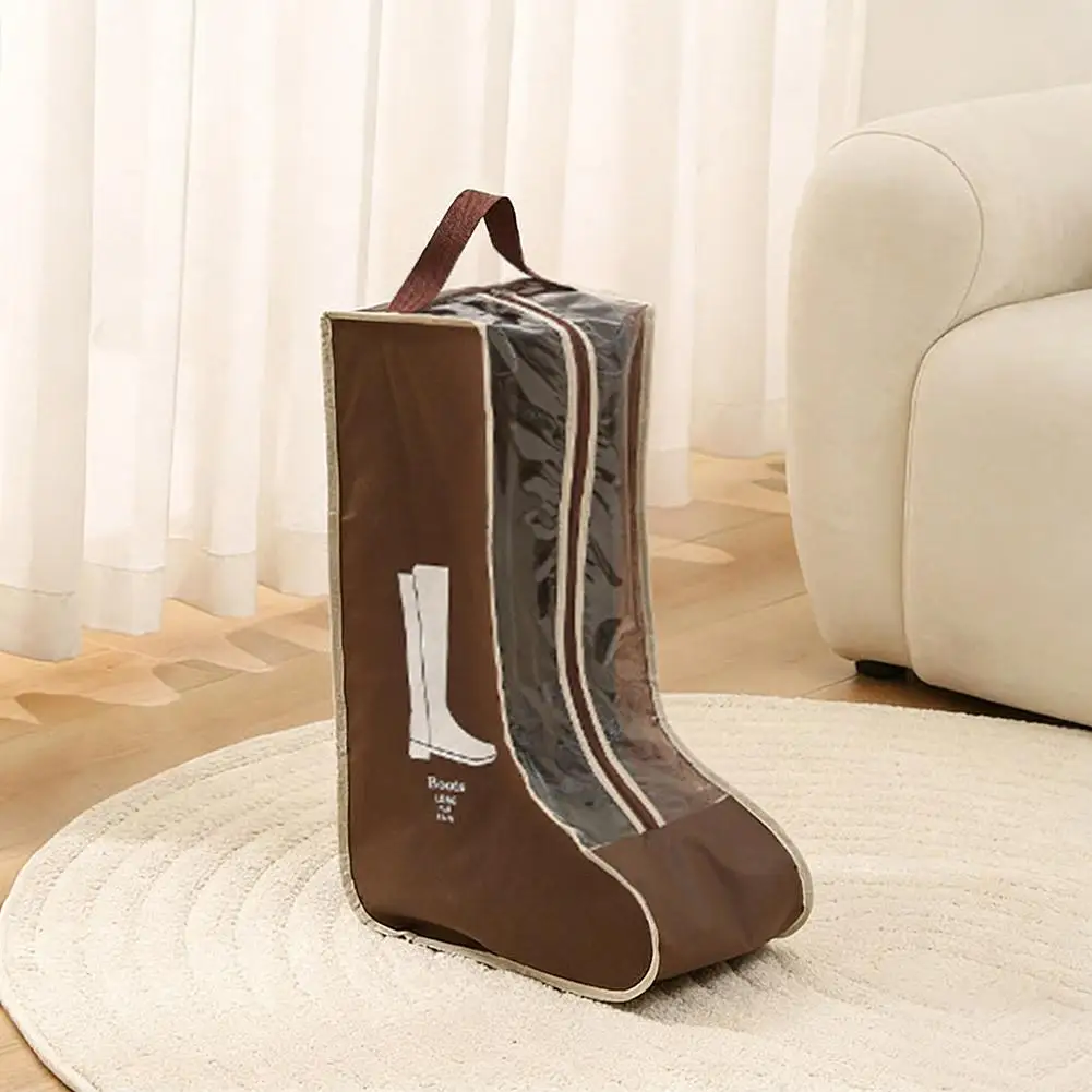 Waterproof Tall Boots Storage Bag Moistureproof Dustproof Boot Protection Cover Portable Travel Shoe Organizer Pouch