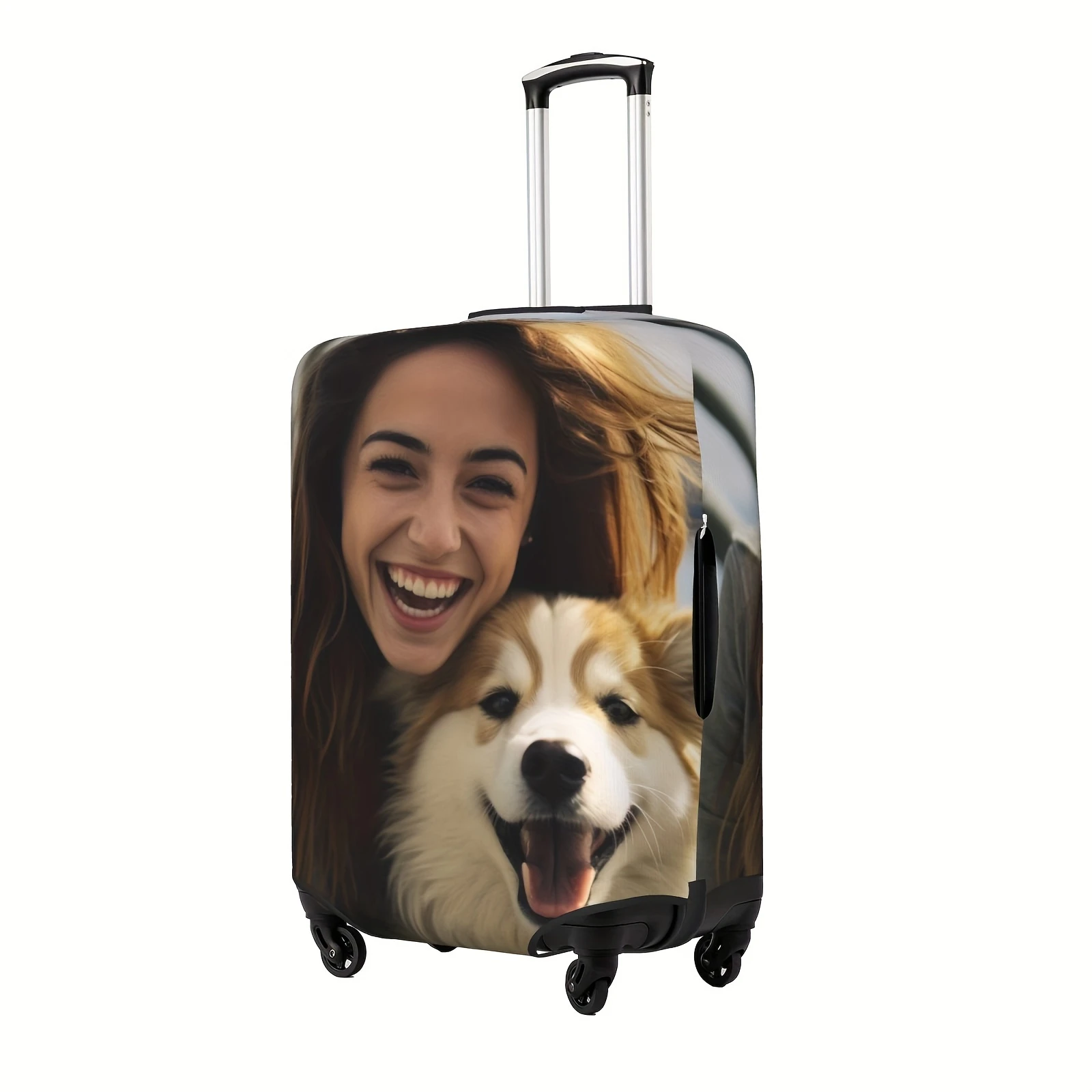 Custom Luggage Covers - Personalize with Your Name, Photos, and Logos | Durable Polyester | Washable Travel Accessories—the Perf