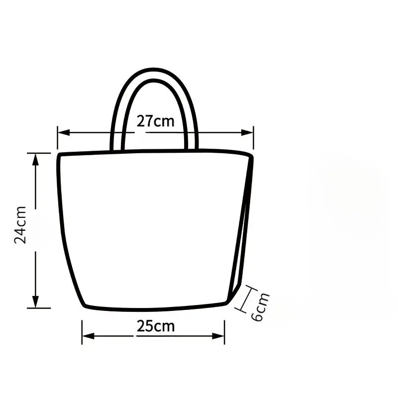 Bear Shape Canvas Tote Bag For Women Cute Mini Handheld Lunch Bag Student School Bag Gift Bag