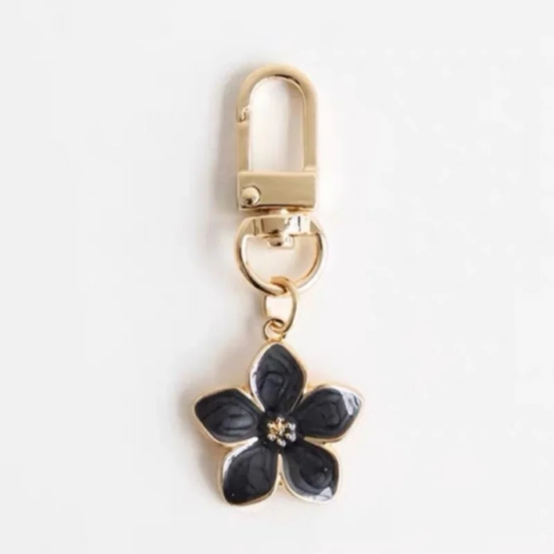 White Pear Blossom Keychain Cute Accessories Keychain Couple Matching Keyrings Pendant Wholesale Items For Boutique