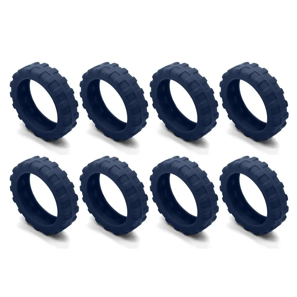 Universal Travel Luggage Caster Shoes Silicone Suitcase Wheels Protection Cover Reduce Wheel Wear Reduce Noise Wheels Protector