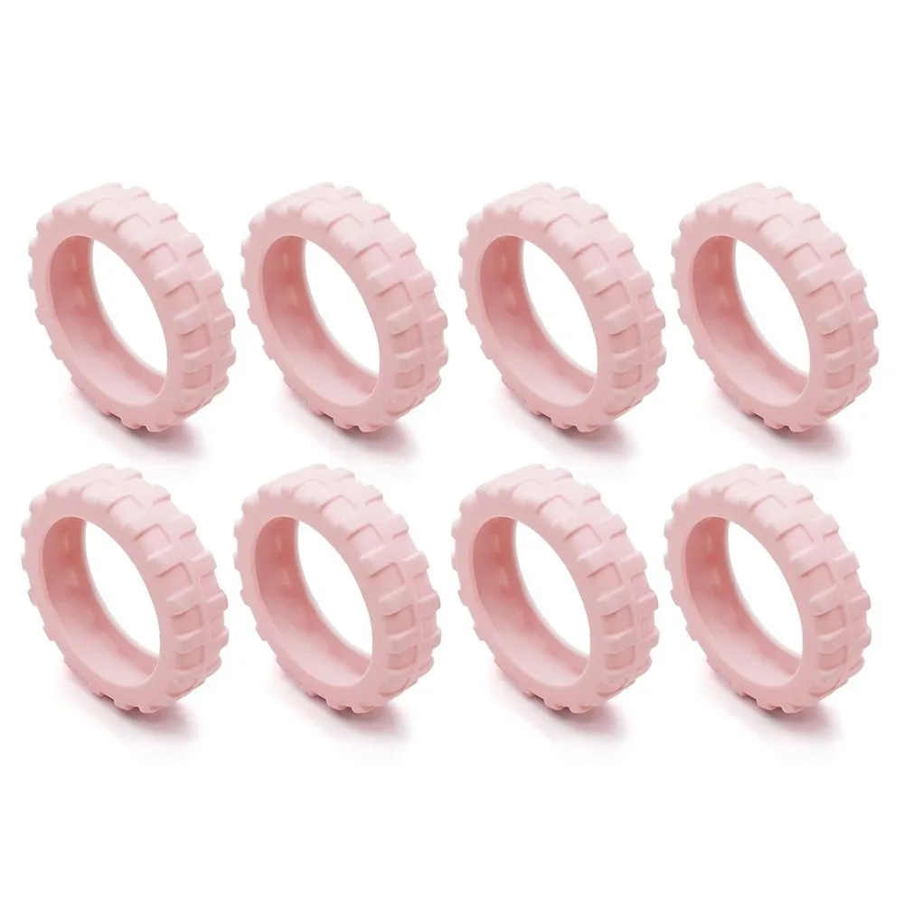 Universal Travel Luggage Caster Shoes Silicone Suitcase Wheels Protection Cover Reduce Wheel Wear Reduce Noise Wheels Protector