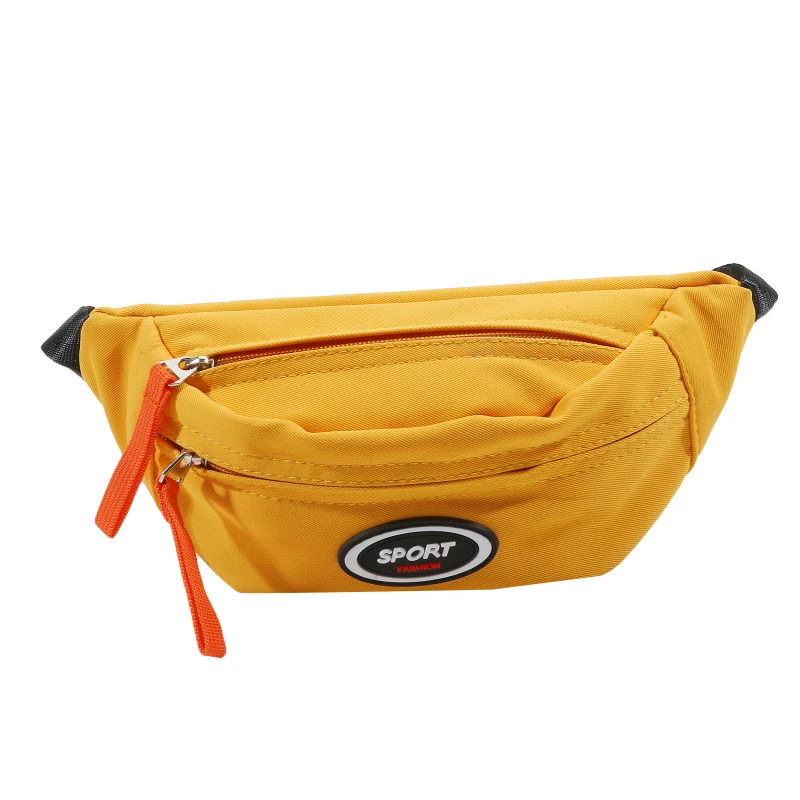 New Fashion Cute Children's Chest Bag One Shoulder Crossbody Fanny Pack Canvas Diagonal Bag Girl Boy Zipper Bag Coin Purse