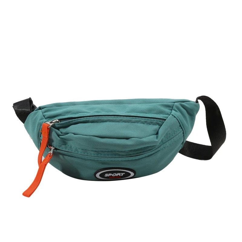 New Fashion Cute Children's Chest Bag One Shoulder Crossbody Fanny Pack Canvas Diagonal Bag Girl Boy Zipper Bag Coin Purse
