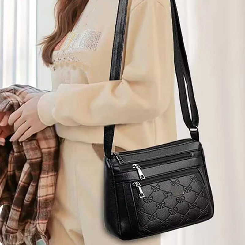 Unisex Square Shoulder Bag - Minimalist Crossbody Sling (Versatile Neutral-Tone Day Bag)