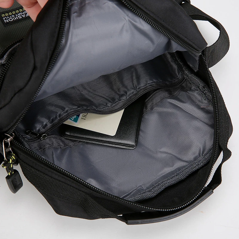 Men Crossbody Bag Single Shoulder Bags Big Capacity Storage Bag Fashion Multi-Pockets Business Crossbody Bags