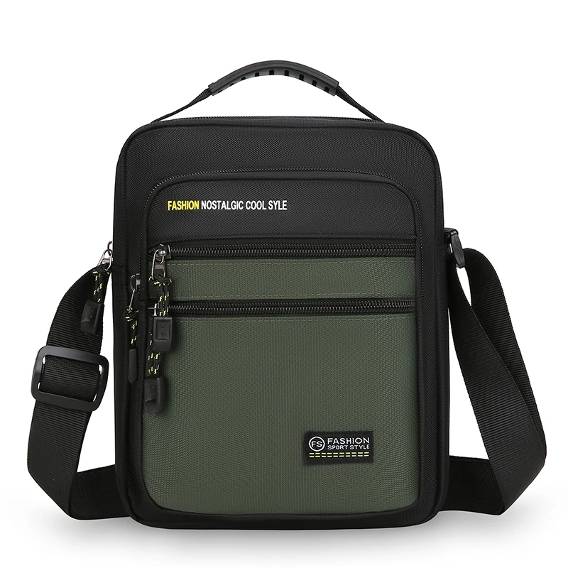 Men Crossbody Bag Single Shoulder Bags Big Capacity Storage Bag Fashion Multi-Pockets Business Crossbody Bags