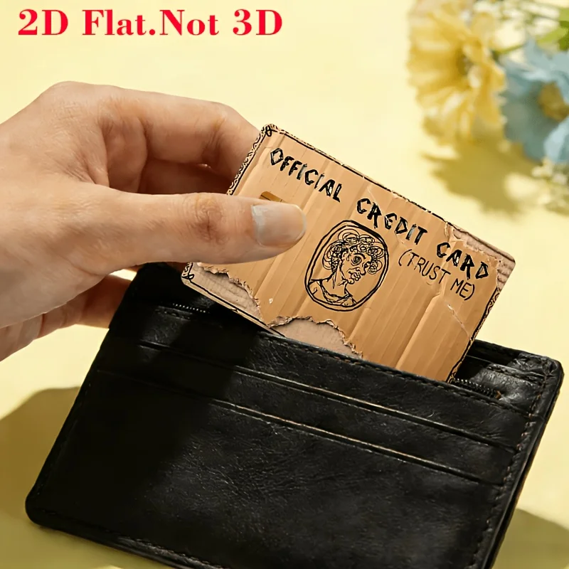 Funny Credit Card Sticker 2D Flat Skin PVC Waterproof Debit Card Cover Decal Bank Card Protector No Bubble EBT Gift