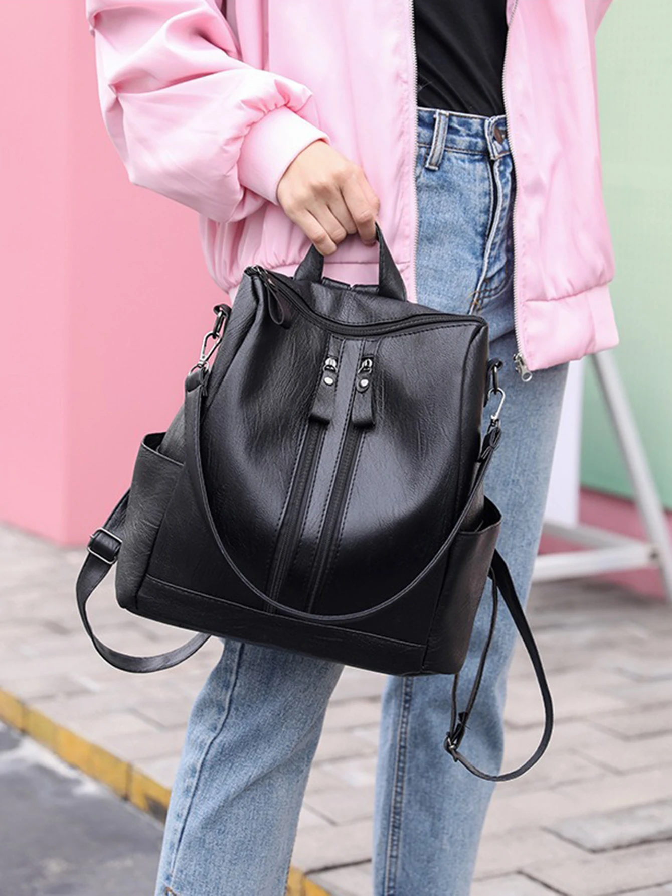 Women's Fashion Casual Backpack Small Lightweight Cute Daily Travel Bag For College School Commute Outdoor Shoulder Bag