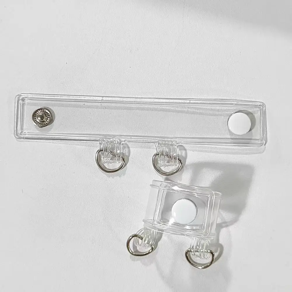 2pcs High Quality PVC Bag Strap Extension Buckle Transparent Bag Strap Clip Backpack Buckle Bag