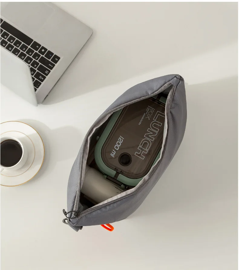 Picnic Handbag & Reusable Lunchbox, Insulated Bento Lunch Bag, Aluminium Foil Liner Lunch Pack Portable Ice Bag for Food Storage