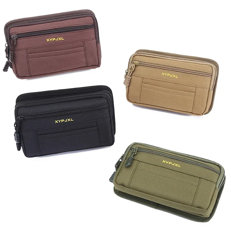 Men's Waterproof Tactical Waist Pack with Molle System - Nylon Bum Bag for Outdoor Military Sport Hunting Mobile Phone & Travel