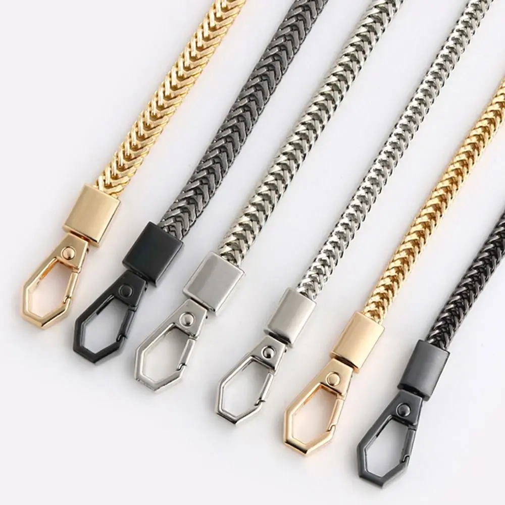 40/100/120CM Shoulder Bag Straps Metal Alloy Bag Chains 7mm Handbag Handle Chain Purse Chain Belt Replacement Bag Accessories