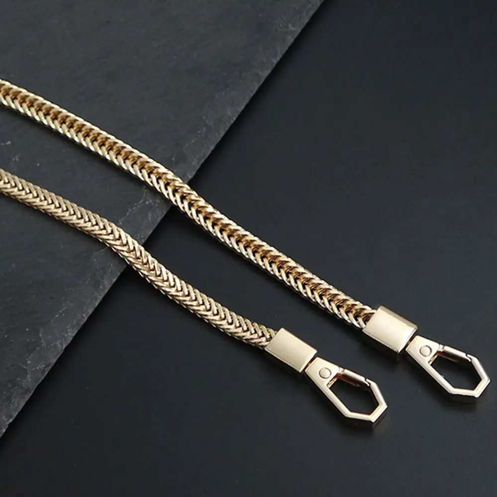 40/100/120CM Shoulder Bag Straps Metal Alloy Bag Chains 7mm Handbag Handle Chain Purse Chain Belt Replacement Bag Accessories