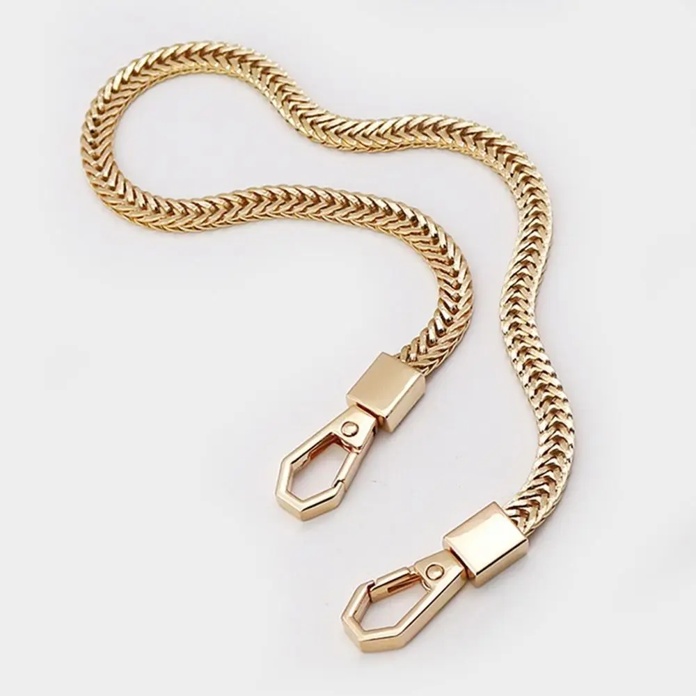 40/100/120CM Shoulder Bag Straps Metal Alloy Bag Chains 7mm Handbag Handle Chain Purse Chain Belt Replacement Bag Accessories