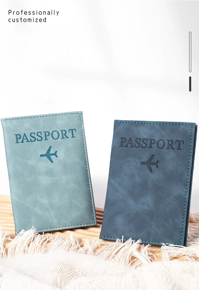 Airplane Passport Cover Case for Women Men Travel Passport Case Cute Passport Wallet Purse Girl Passport Holder