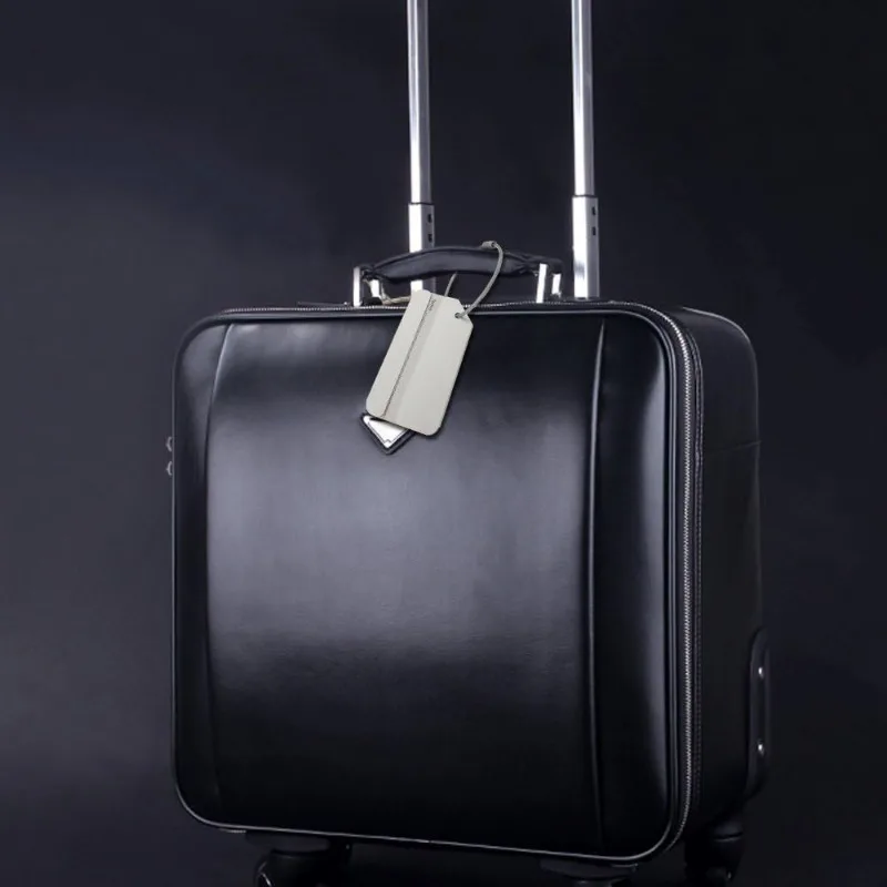 5Pcs Aluminum Luggage Tags Durable Travel Baggage Identifier with Secure Holder By Ovener