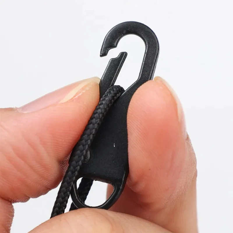 Portable Outdoor Bag Zipper Puller Metal Zipper Head Slider Detachable Wear-resistant Weave Zippers Pull DIY Sewing Accessorie