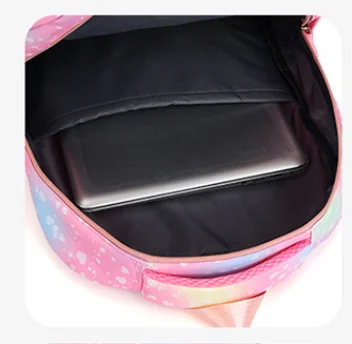 3pcs Mochilas KPop Demon Hunters Backpack HUNTR Lightweight Breathable Outdoor Capacity School Bag Women Travel Backpack